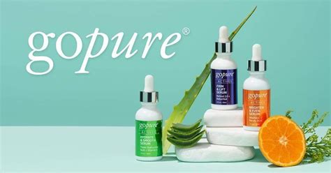 Go pure beauty. $29.00. Add to cart. Advanced Repair Eye Cream. $39.00. Add to cart. 30% Vitamin C Dry Oil. $49.00. Add to cart. Niacinamide Booster Serum. $29.00. Add to cart. GoPure Rewards. goPure Special Sale. Save on your favorites. Sort by: 47 products. Categories. Routine Sets. Moisturizers. Cleanse & Tone. Serums. Eye Care. Facial Oils. 
