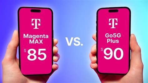 It's a $5/month jump from the T-Mobile Magenta MAX plan to the 