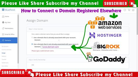 GoDaddy - Connect my site to a domain registered elsewhere