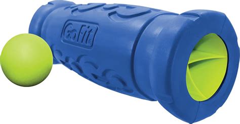 GoFit GF-BRL12 12" Go-Size Foam Barrel Roller with Massage Ball