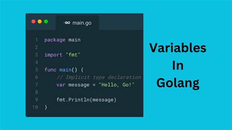 GoLang Tutorial Beginners Guide For Go Variables