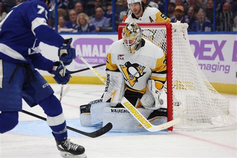 Goalie Tristan Jarry scores into empty net Penguins’ 4-2 victory over Lightning