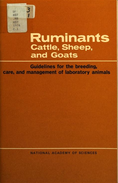 Goat Guidelines - Oak Ridge National Laboratory