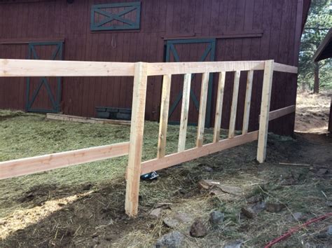 Goat and Sheep Manger Built Into the Fence - Willow Creek Farm