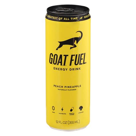 Goat energy drink. G O A T Fuel claims to offer several health benefits, including: Increased energy levels. Improved endurance. Enhanced mental focus. Faster recovery. Reduced muscle soreness. While these claims may sound promising, it's important to note that the effectiveness of G O A T Fuel may vary from person to person. 