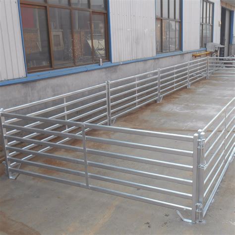 Goat fence panels. This Behlen 3 ft. x 8 ft. Galvanized Fence Panel features 10 lines of 5-Gauge diameter wire with 4 in. x 4 in. spacing. The panel is welded and then hot-dip galvanized with a thick zinc coating that provides up to 3 times the protection and corrosion resistance of pre-galvanized fencing. It can be used for permanent or temporary fencing. 