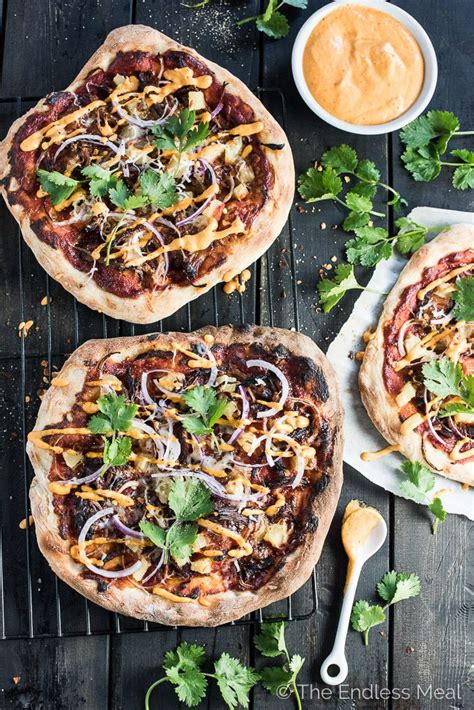 Gochujang Pulled Pork Korean Pizza - The Endless Meal®