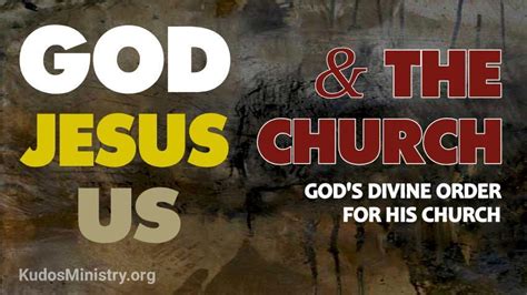 God’s Divine Order God, Jesus, Us, and the Church