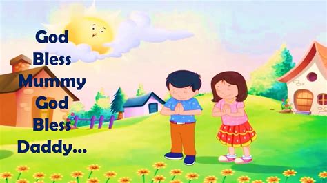 God Bless Mummy Morning Prayer for kids Nursery rhymes ... - YouTube