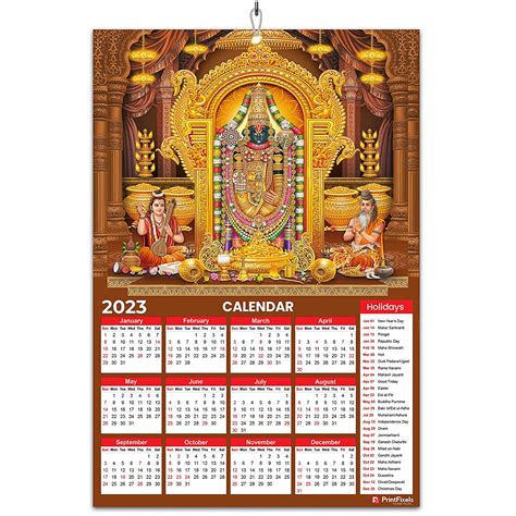 God Calendar