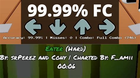 God Eater Shaggy 99.99% NO MISS In Roblox Funky Friday