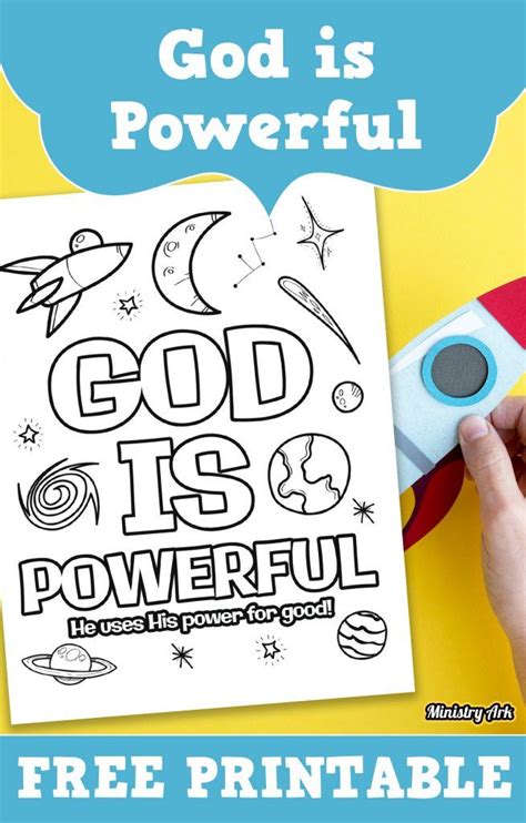 God Is Powerful Printable Ministryark