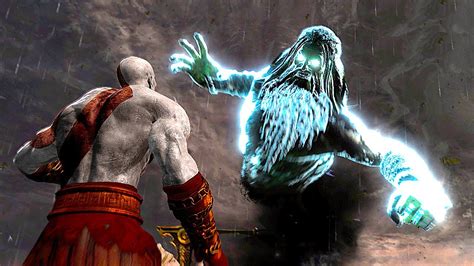 God Of War 3 PS5 Kratos Vs Zeus Final Boss Fight 4K 60FPS HDR