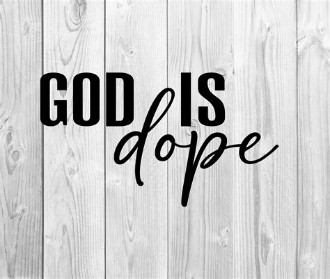 God is Dope Svg - Etsy