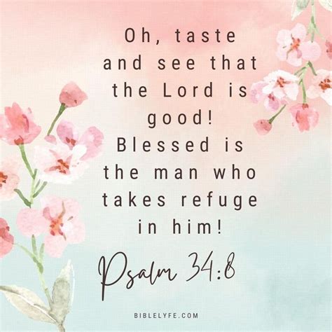 God is good scripture verses