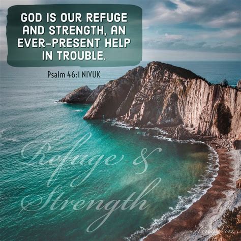 God is my refuge and strength scripture