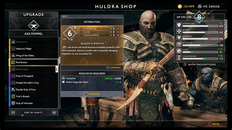 God of War (2018) Game UI Database