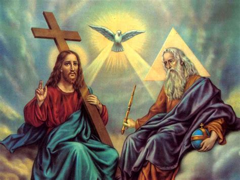 God the father and the son and the holy spirit. May 8, 2014 ... 35And the angel answered and said unto her, The Holy Ghost shall come upon thee, and the power of the Highest shall overshadow thee: therefore ... 
