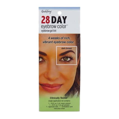 Godefroy 28 Day Eyebrow Color, Dark Brown Rite Aid