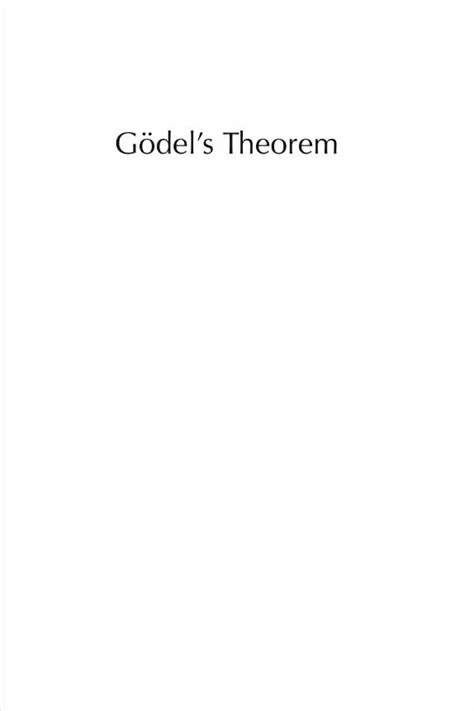 Godels theorem an incomplete guide to its use and abuse. - Bundle security guide to network security fundamentals 4th lab manual.