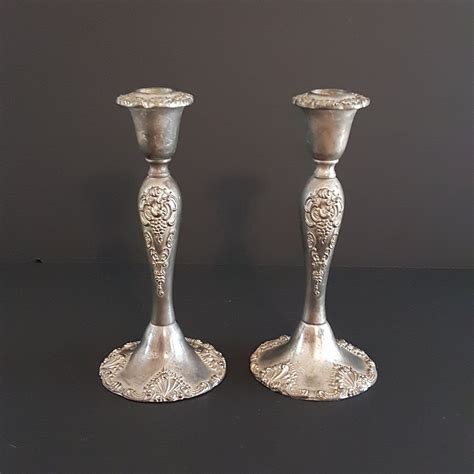 Godinger Candlesticks Silver - Etsy