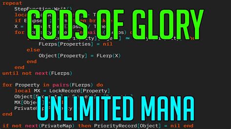 Gods Of Galory Mana Script - Pastebin.com