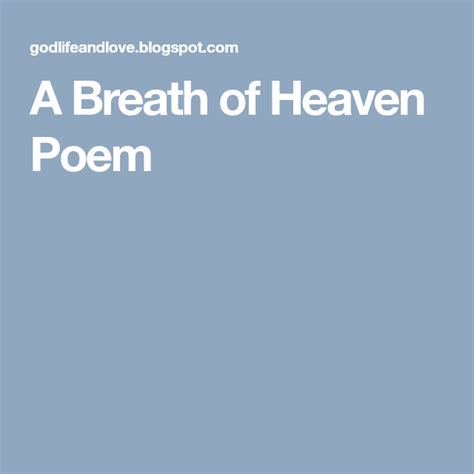 Gods Paint Brush The Breath Of Heaven - a poem by storiesuntold