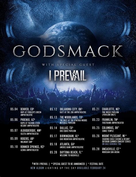 Godsmack Tour Dates 2023