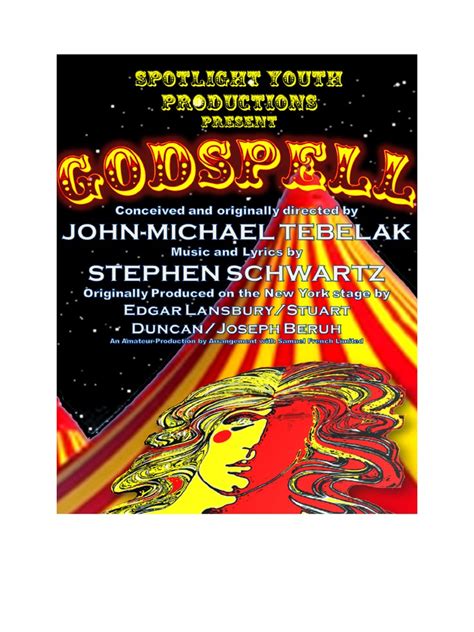 Godspell PDF - Scribd