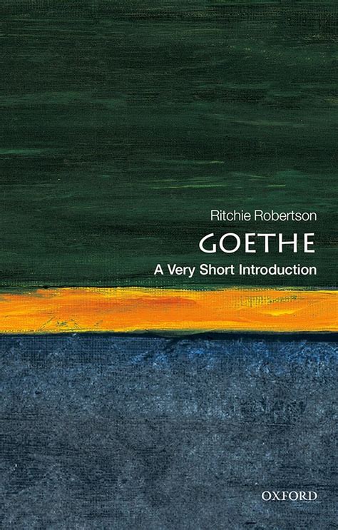 Goethe A Very Short Introduction Very Short Intro