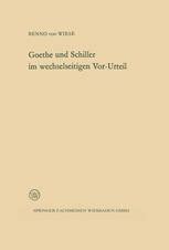 Goethe und schiller im wechselseitigen vor urteil. - Solutions approchées de la trisection de l'angle et de la quadrature du cercle..