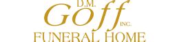 Goff funeral home obituaries. .  ...
