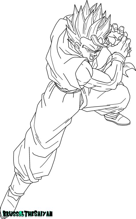 Gohan Coloring Page