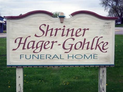 Gohlke funeral home. Feb 4, 2022 · Shriner-Hager-Gohlke Funeral Home. 1455 Mansion Dr, Monroe, WI 53566. Call: (608) 325-4306. How to support Mary's loved ones. 