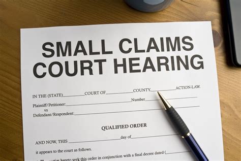 Going to Small Claims Court PLEA