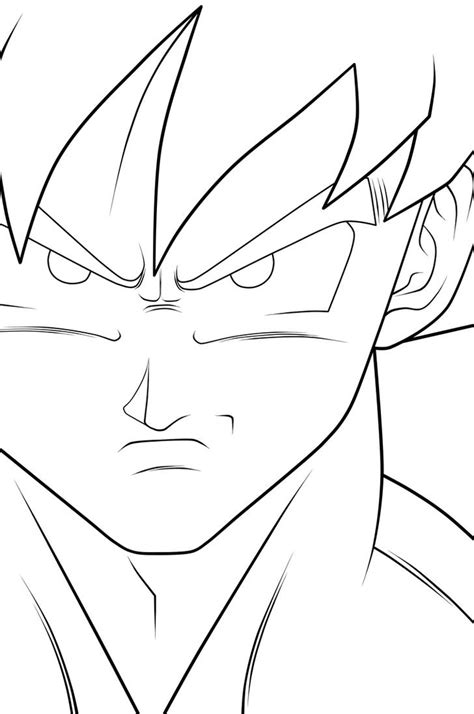 Goku HS. Lineart by moxie2D on DeviantArt