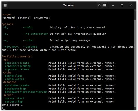 Golang console.  GoConsole component allows you to create command-line commands.  ...
