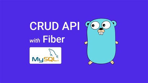 Golang crud api with mysql. go file and add the following code: package main.