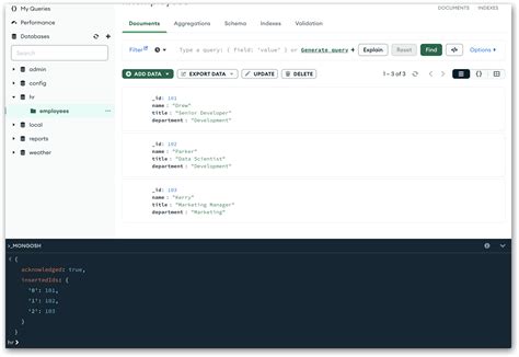 Golang mongodb update document. collection.  Select the Aggregation view.  Oct 30, 20...