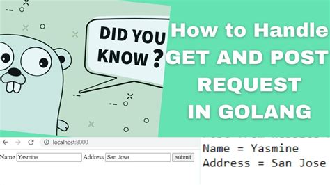 Golang post request with url values.  We&rsquo;ll explore how to make an HTTP POST ...