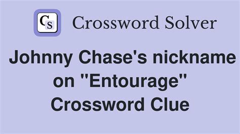 Gold, character on "Entourage" - crossword puzzle clue