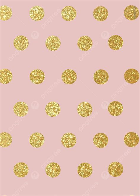 Gold And Pink Polka Dots Wallpaper Gold Metallic Hearts Polka Dot ...