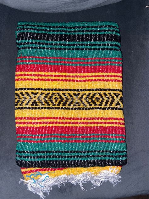 Gold Authentic Mexican Blankets
