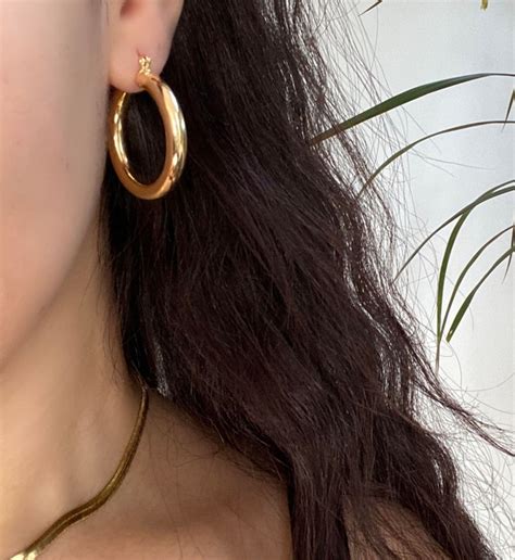 Gold Bubble Hoops - Etsy