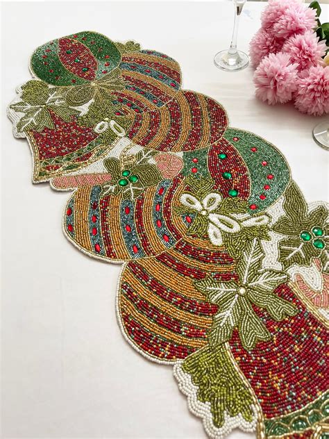 Gold Christmas Table Runners - Etsy