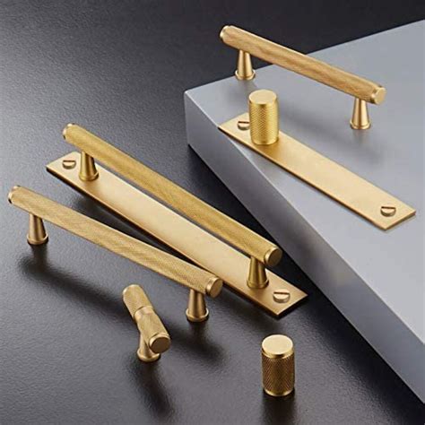 Gold Drawer Pulls With Backplate