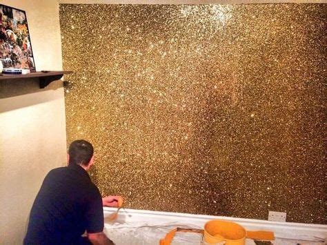 Gold Glitter Paint Wall - Etsy