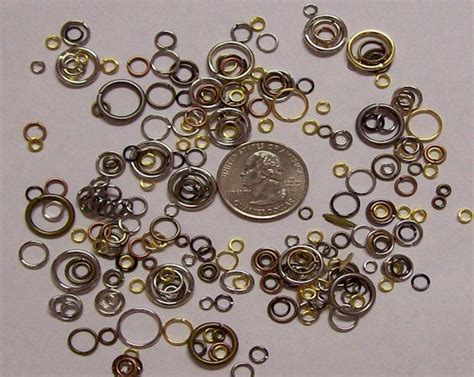 Gold Jump Rings Mixed Sizes Lot Make Jewelry Crafts …