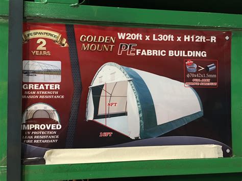 Gold Mountain Fabric Building, Waterproof, UV-resistant, fire-retardant,  self-cleaning property.