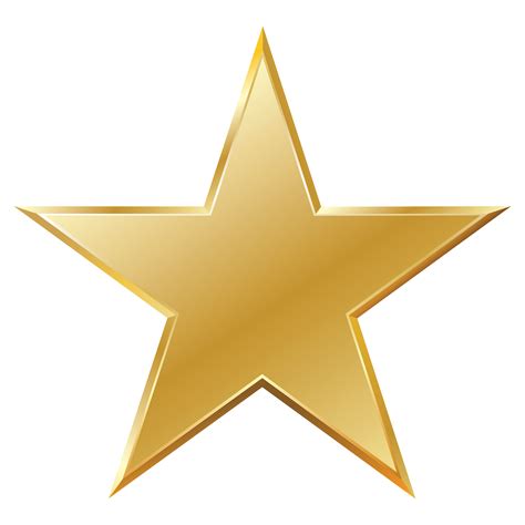 Gold Star Clipart Free – MasterBundles